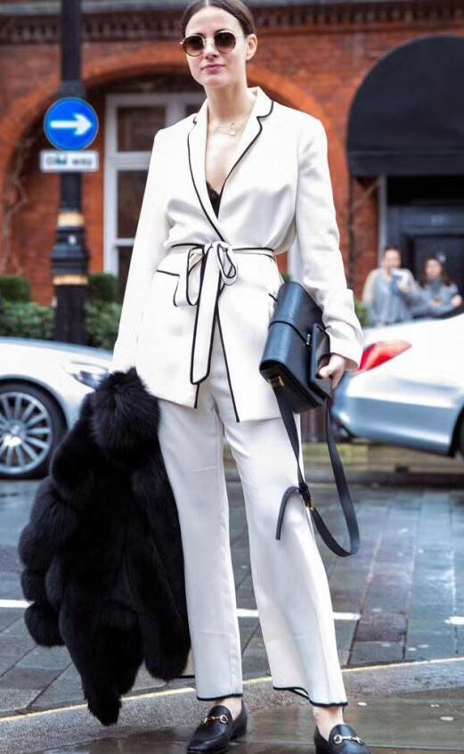 Serups are steamed first! French Suit Set 2color D