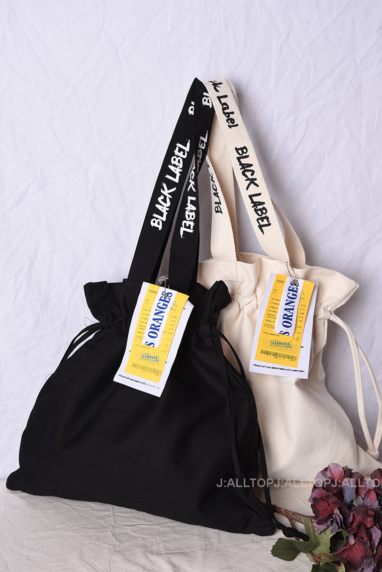 New Women's Bags Black Label Canvas Square Back
