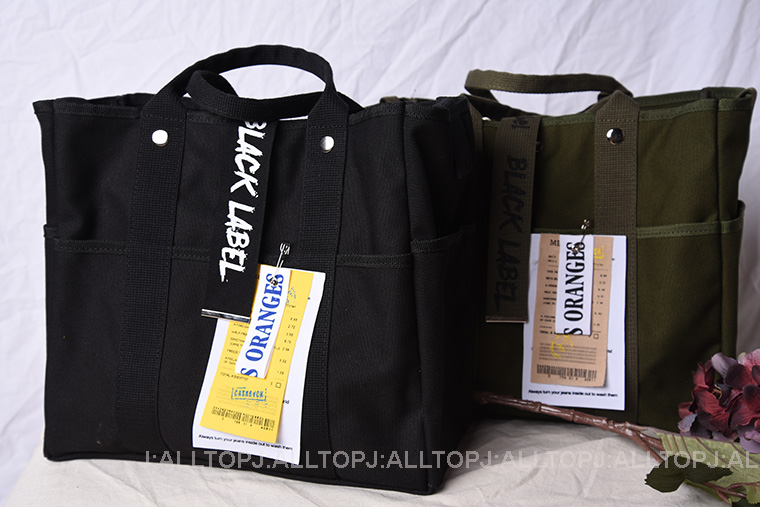 New Women's Bags Black Label Canvas Square Back