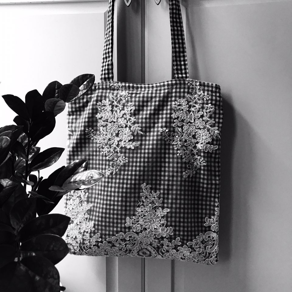 NEW ECO BAG Check lace Eco bag Beautiful 20 lender