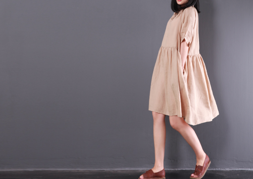 NEW FASHION LADY GIRL DRESS Imported Buffett Linen