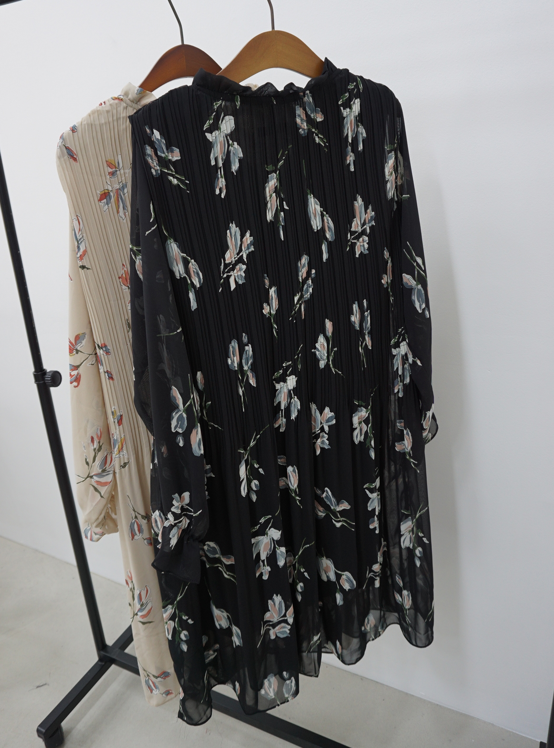New Women Dress Fall Chiffon Flower