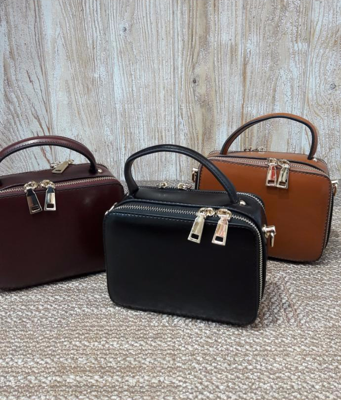 New Mini square square cross back tote 3color Easy