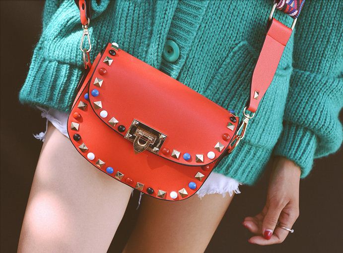 New color pattern cross mini-bag woman bag woman b