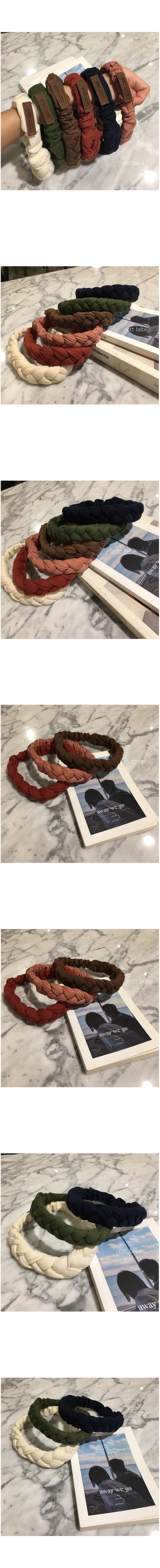 New Daenggi band twisted hair twisted