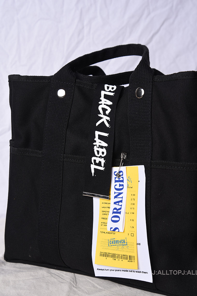 New Women's Bags Black Label Canvas Square Back