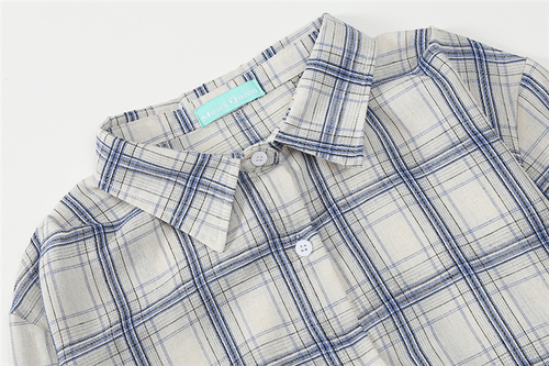 Feminine Check Shirt _2 Color ❤ ⃛ On-going Moment 