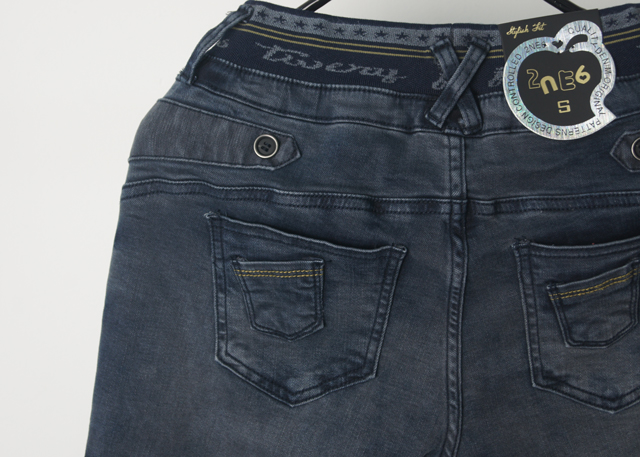 Women Jeans Pants Banding Mickey Mouse Goofy Chara