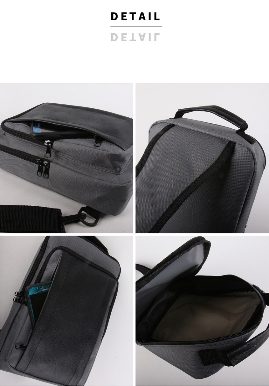 New unisex simple cross back casual messenger bag 