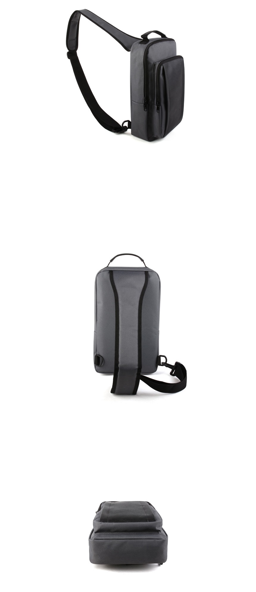 New unisex simple cross back casual messenger bag 