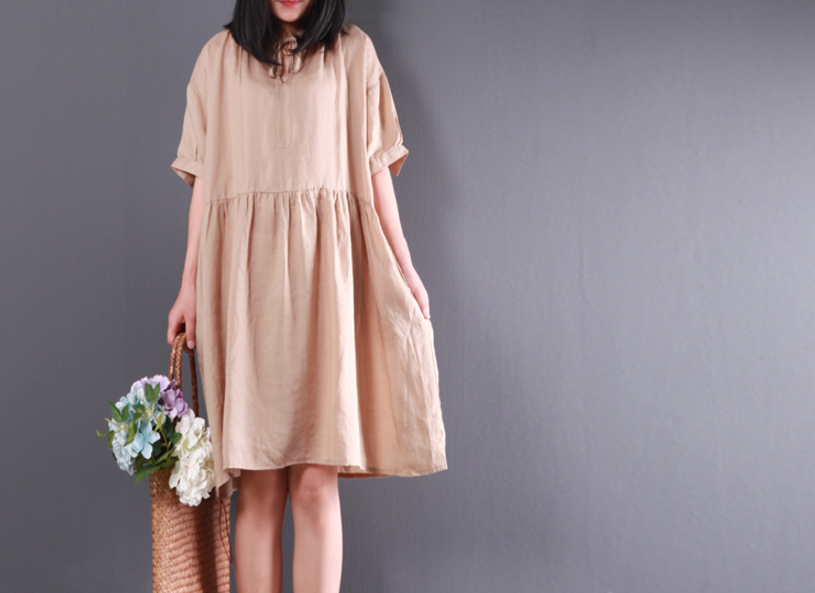 NEW FASHION LADY GIRL DRESS Imported Buffett Linen