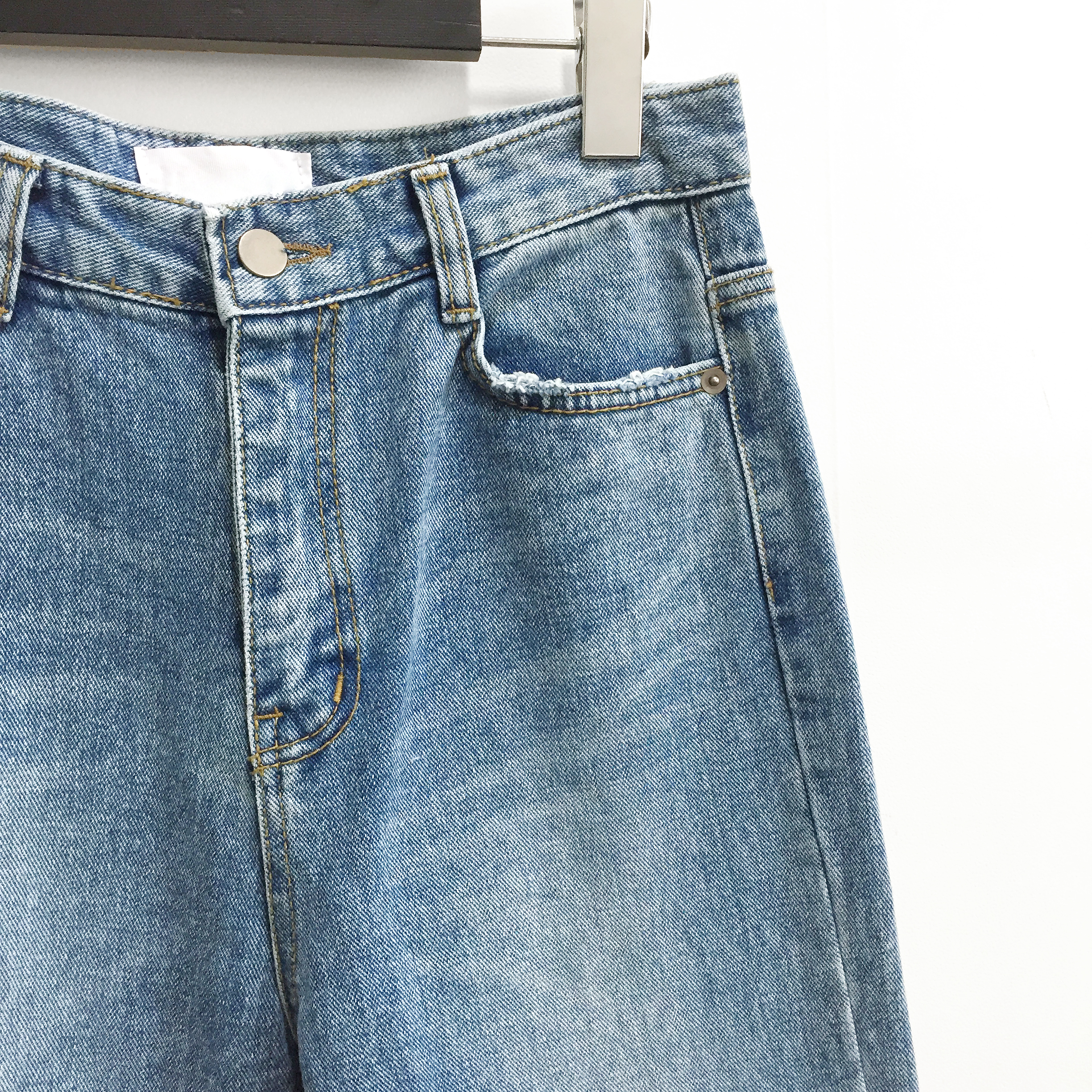 Women Jeans Pants High-waisted Fit Long Denim Pant