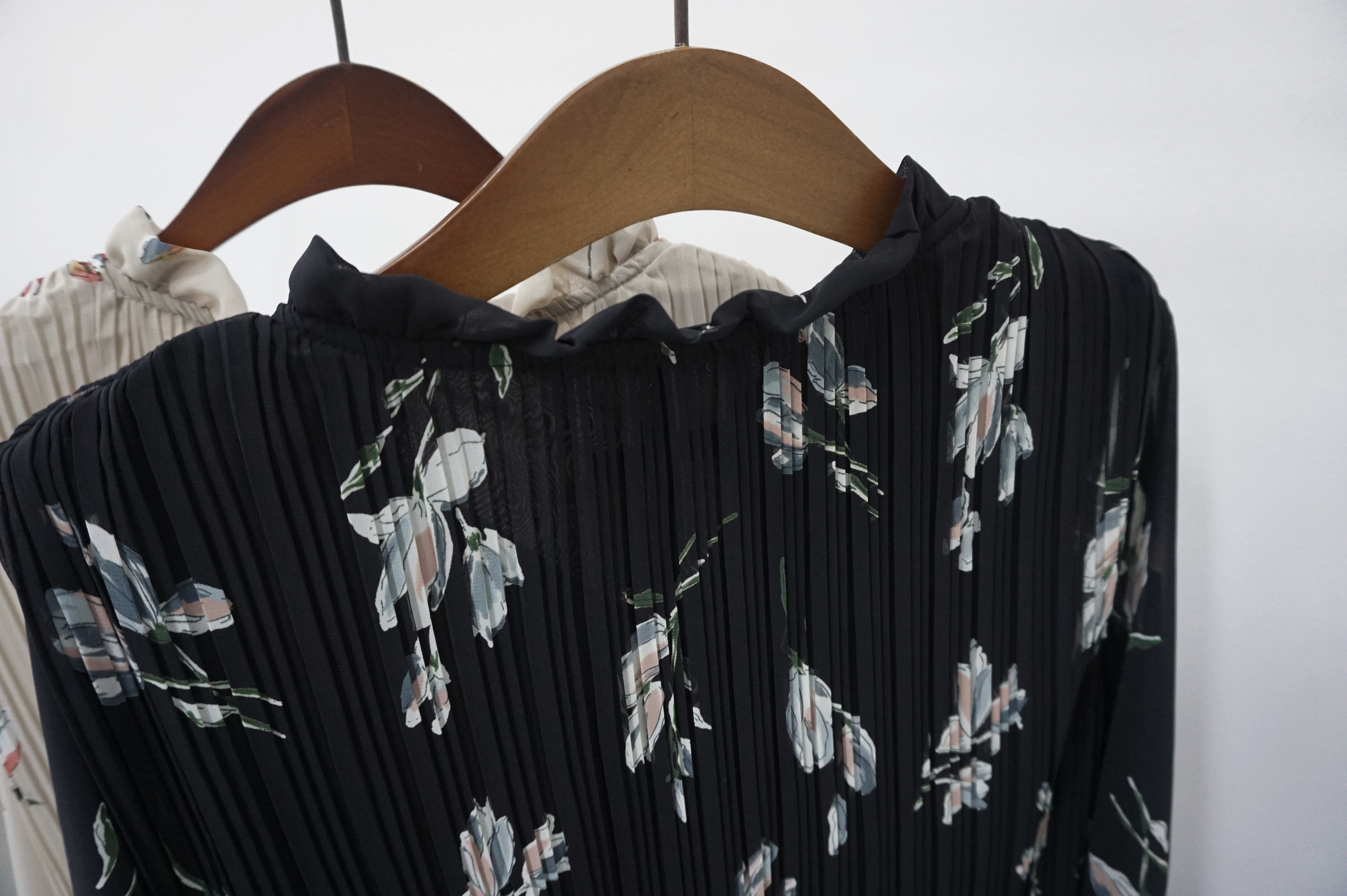 New Women Dress Fall Chiffon Flower