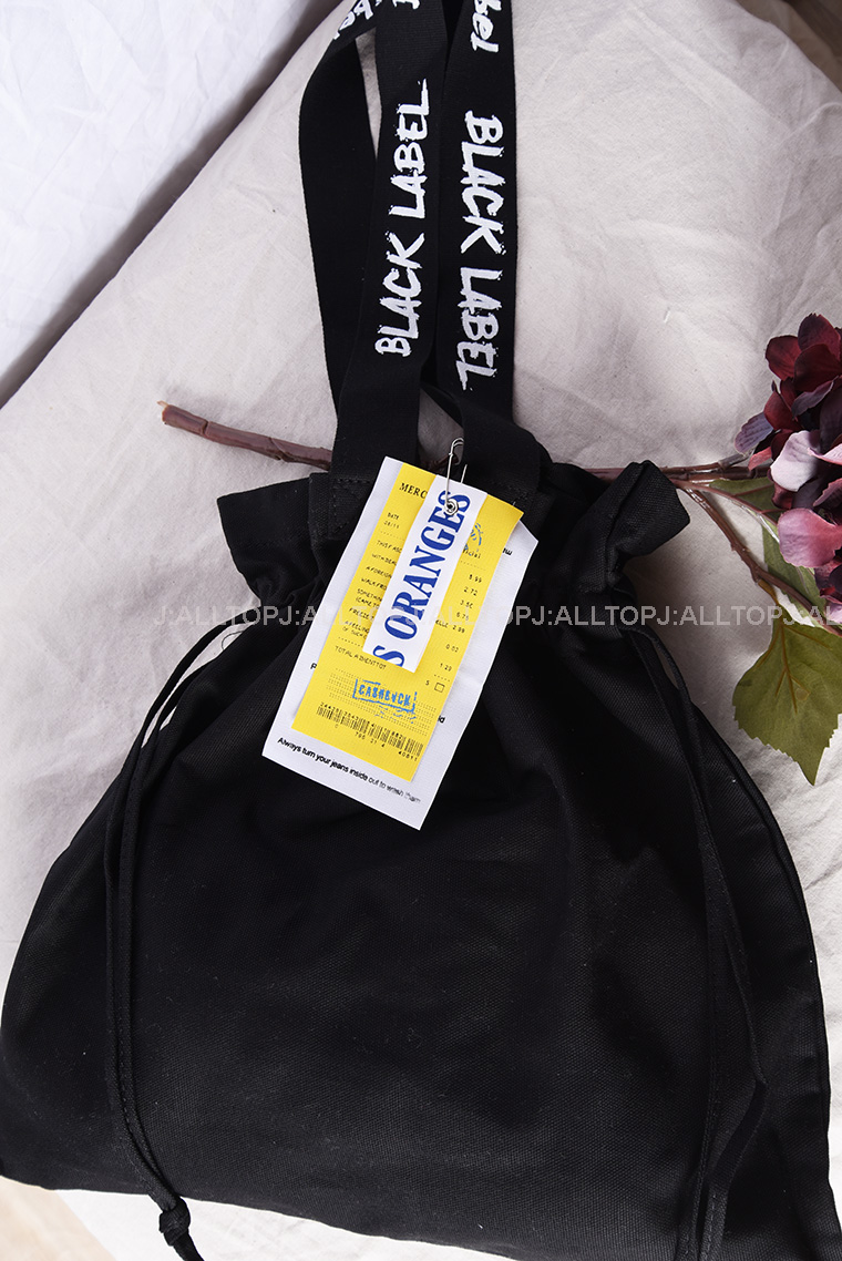 New Women's Bags Black Label Canvas Square Back