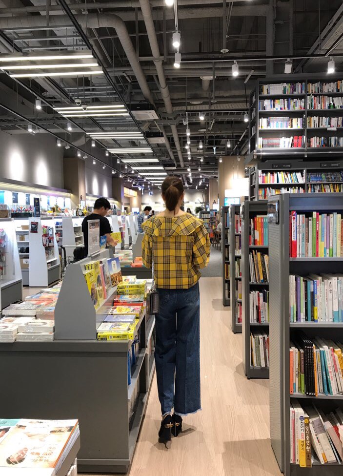 Women Blouses Mens check frilly blouse 2color Gull