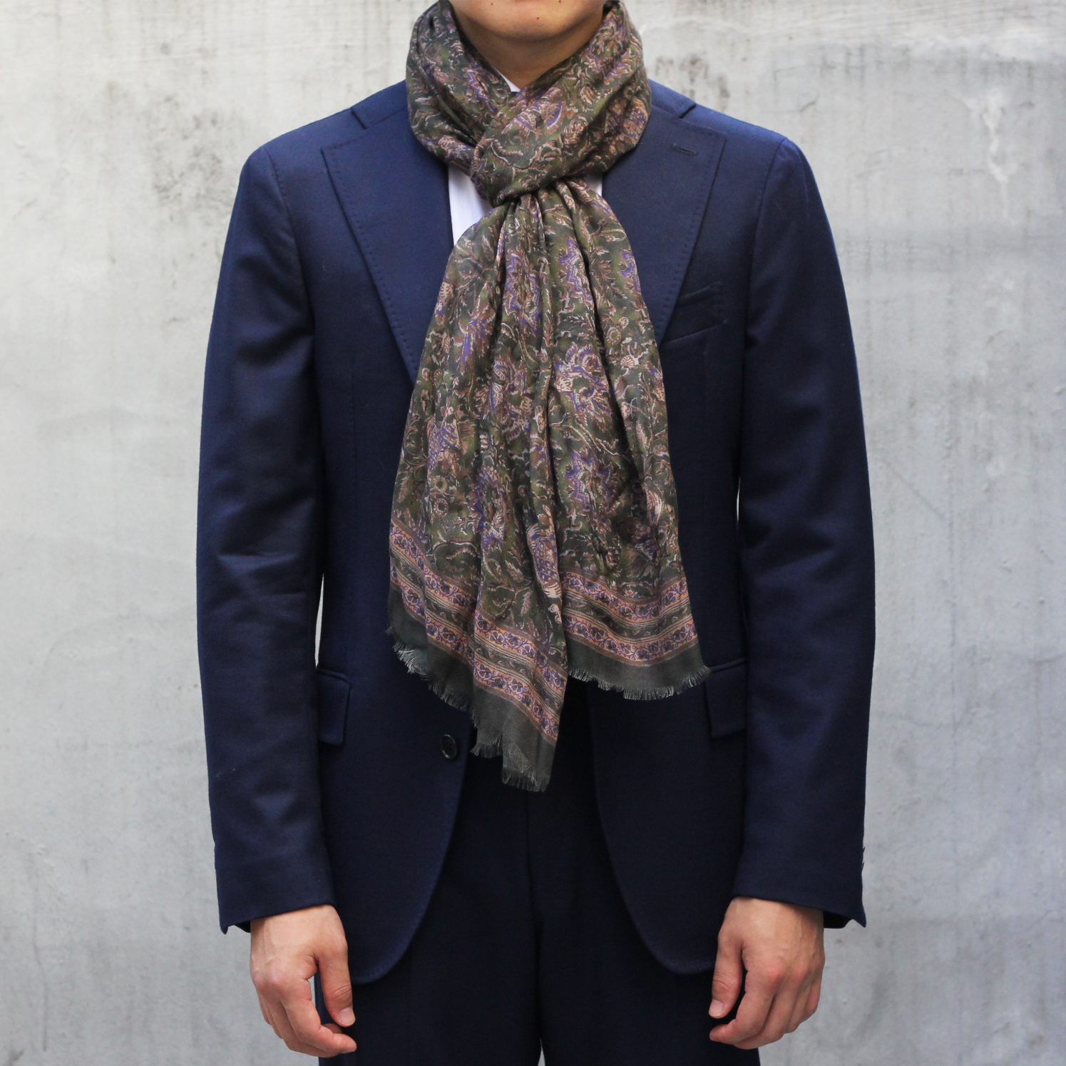 Albeni Albany Cashmere Muffler Scarf Modal Blend |