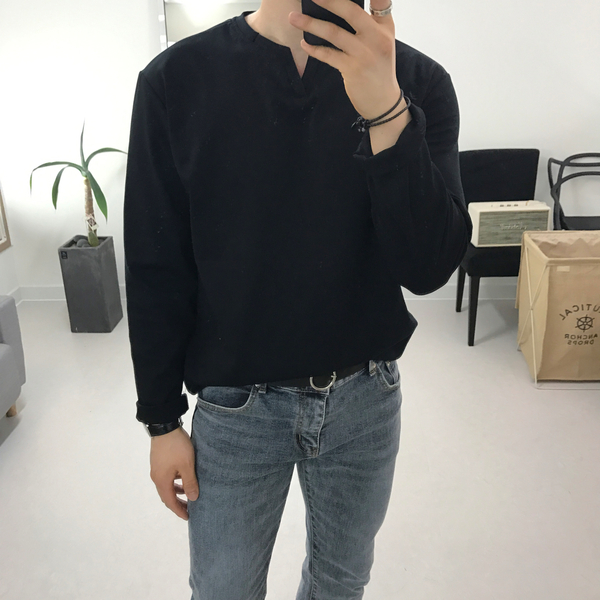 Korea Jeans Pants Med Gray Denim Pants Men's Fa