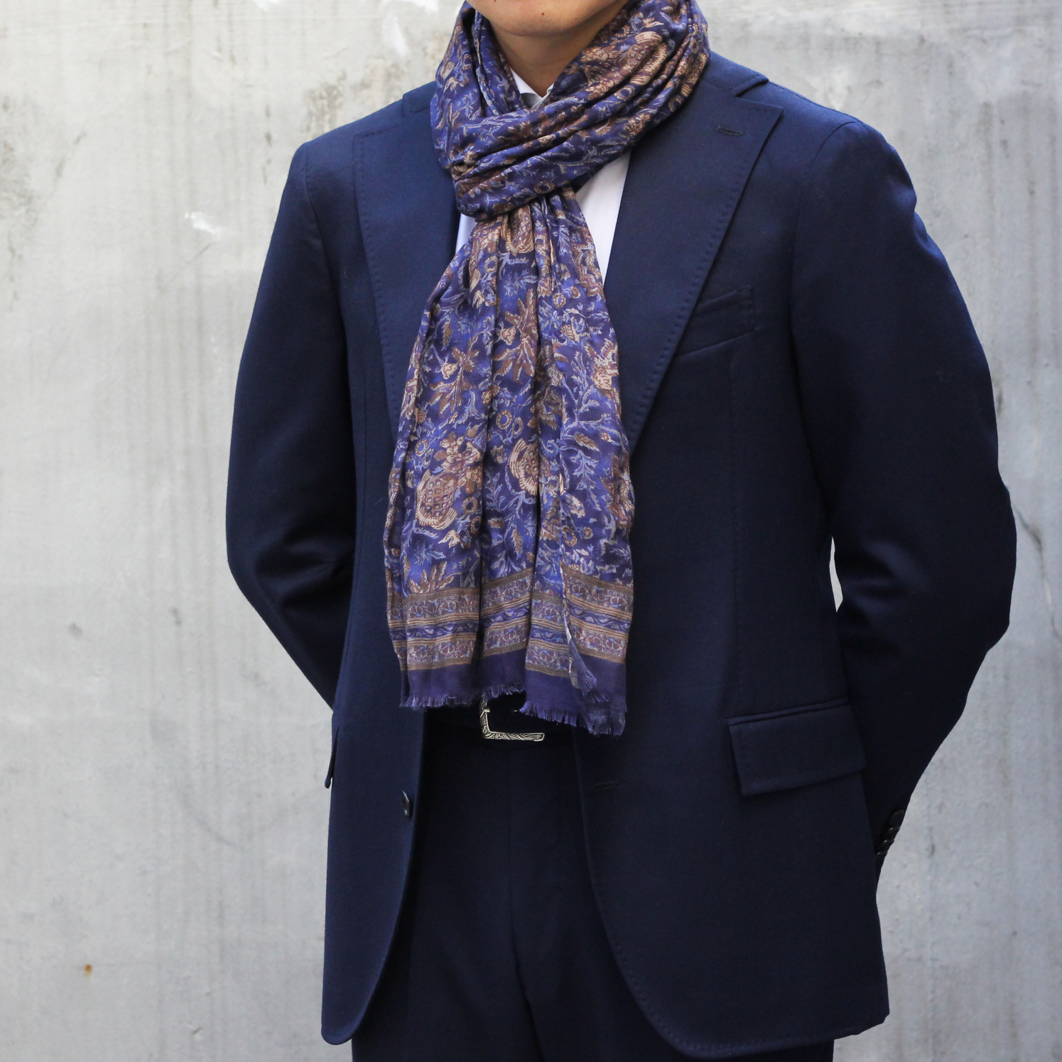 Albeni Albany Cashmere Muffler Scarf Modal Blend |