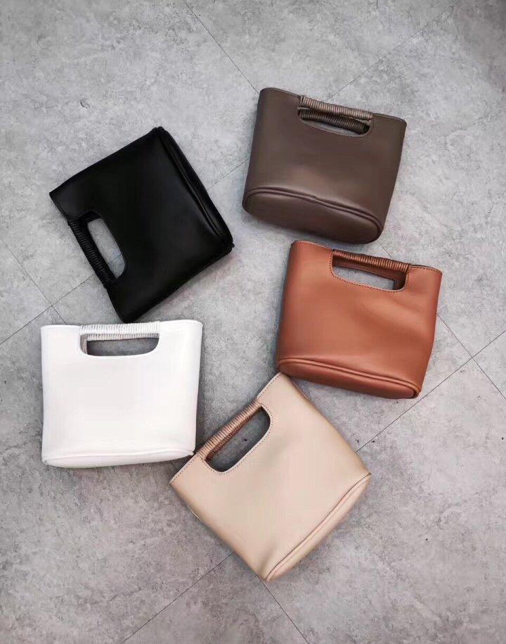 New Mini handles Cross back tote bag Small bag Cut