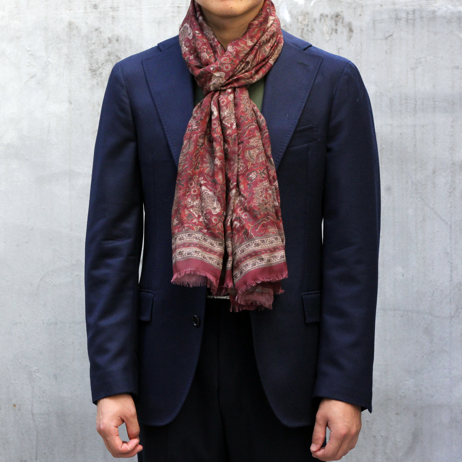 Albeni Albany Cashmere Muffler Scarf Modal Blend |