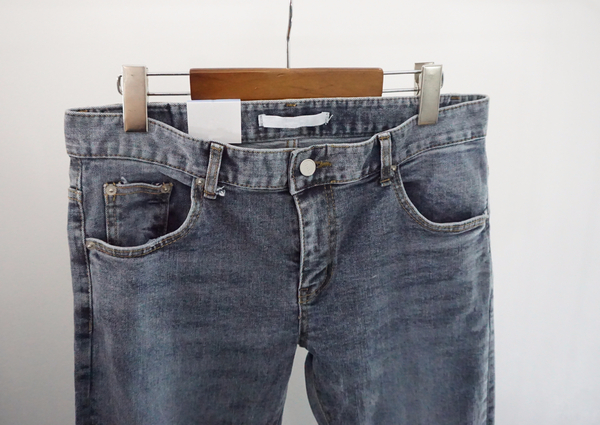 Korea Jeans Pants Med Gray Denim Pants Men's Fa