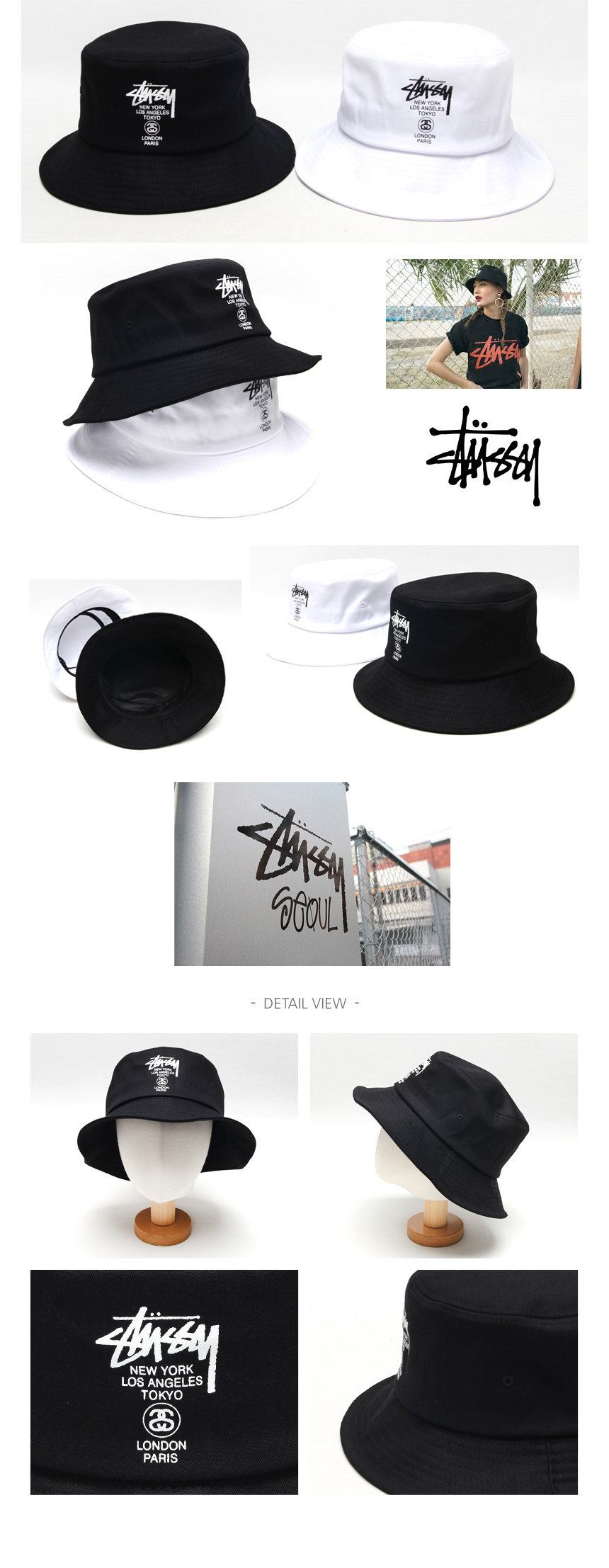 Women Sun Hats Stussy Buckets Hat Men Hats For Wom