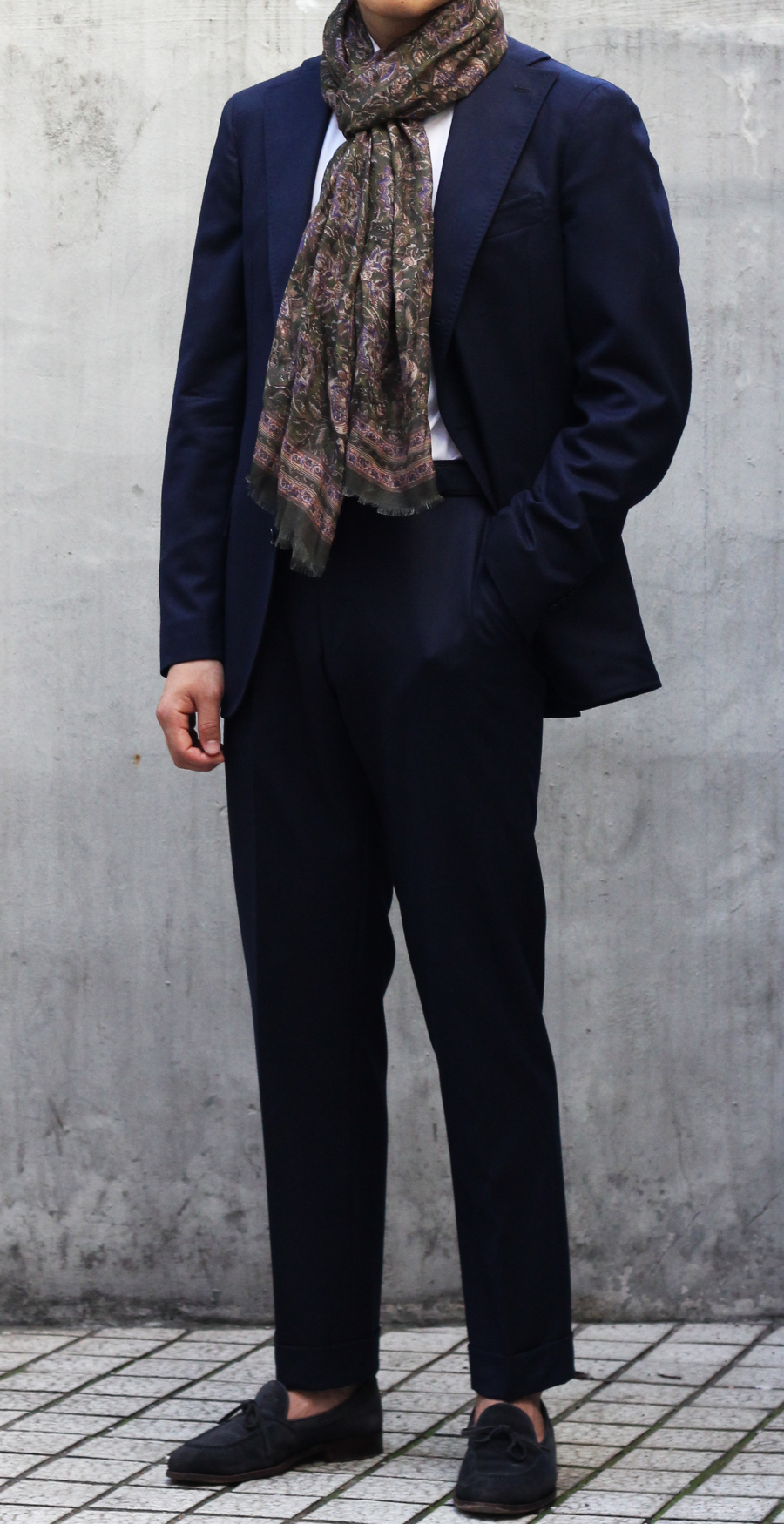 Albeni Albany Cashmere Muffler Scarf Modal Blend |