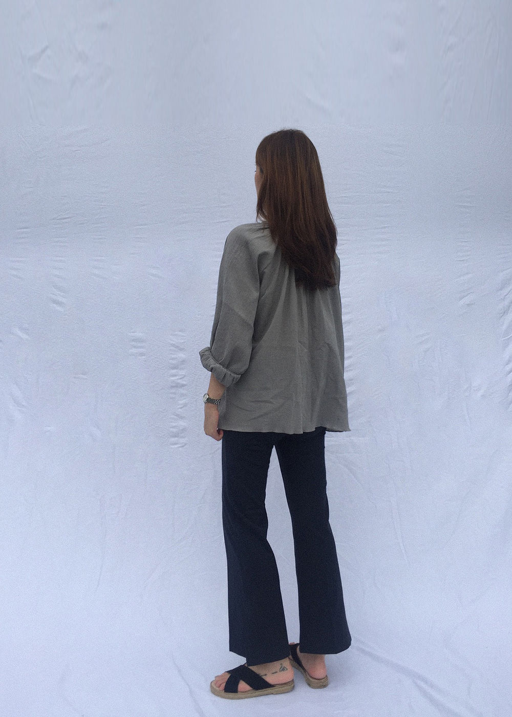 New Women's Pants High waisted Slacks French fa