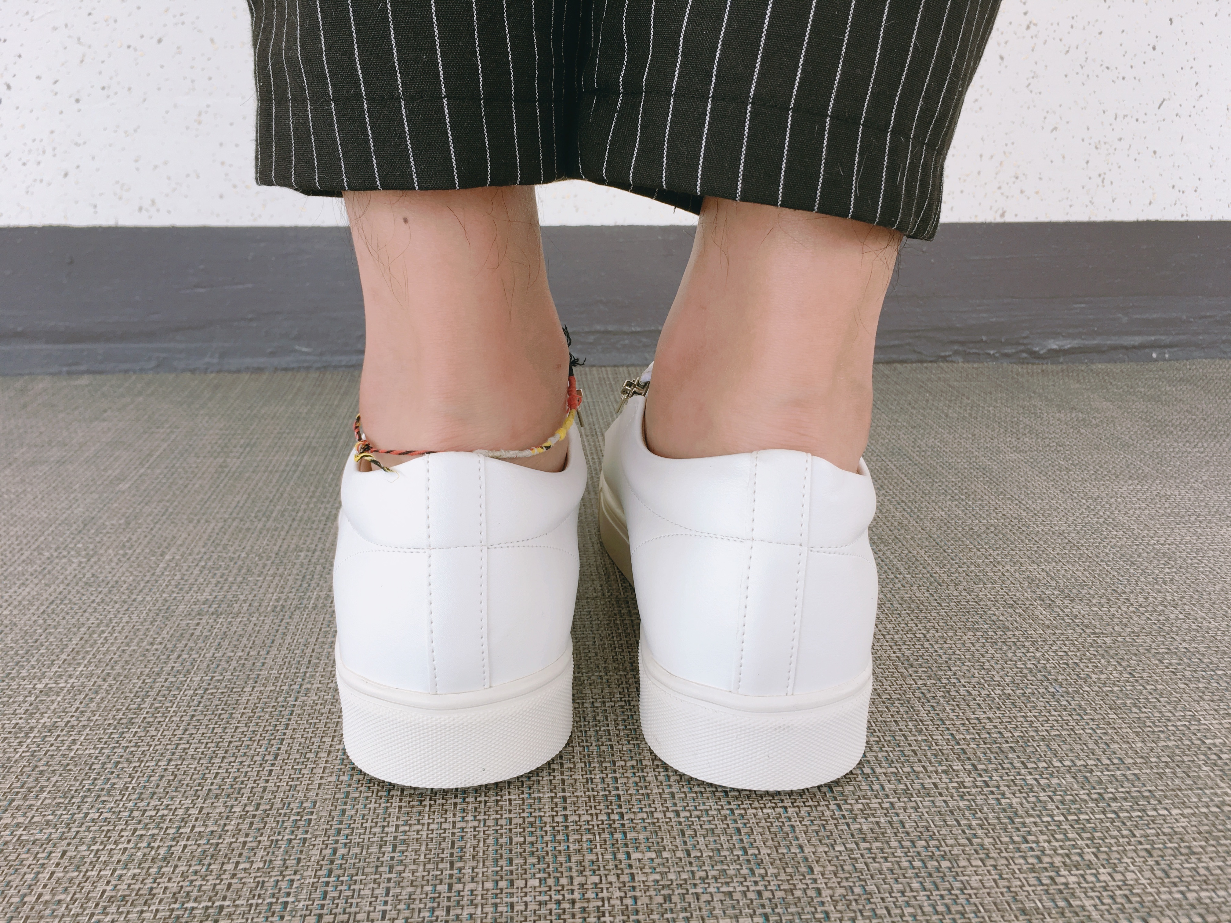 Men Height Shoes Men Heel Zipper Sneakers Shoes Wh