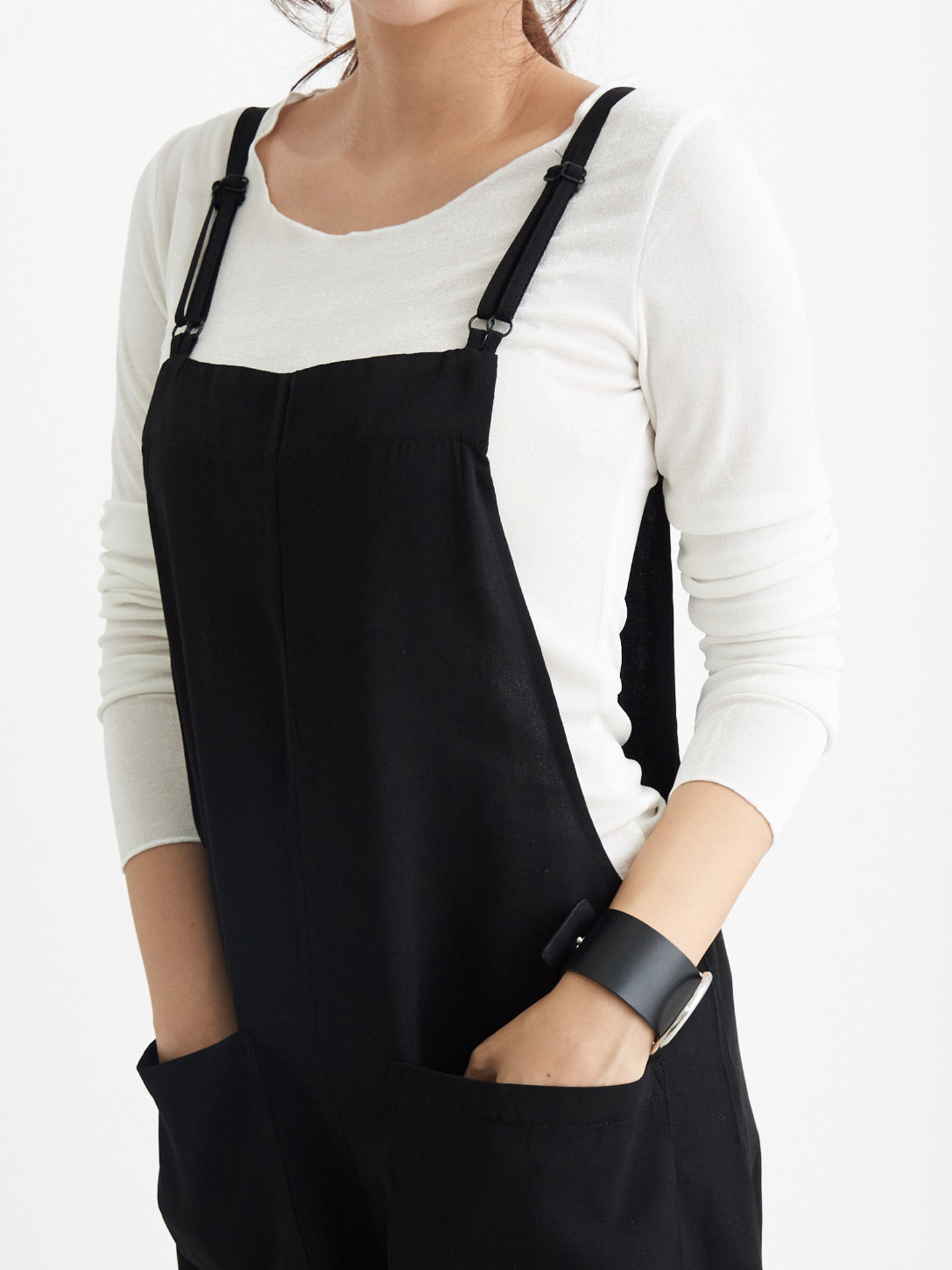 Basic T-shirts Daily Look Good Boat Neck Long Slee