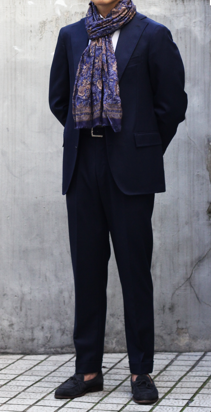 Albeni Albany Cashmere Muffler Scarf Modal Blend |