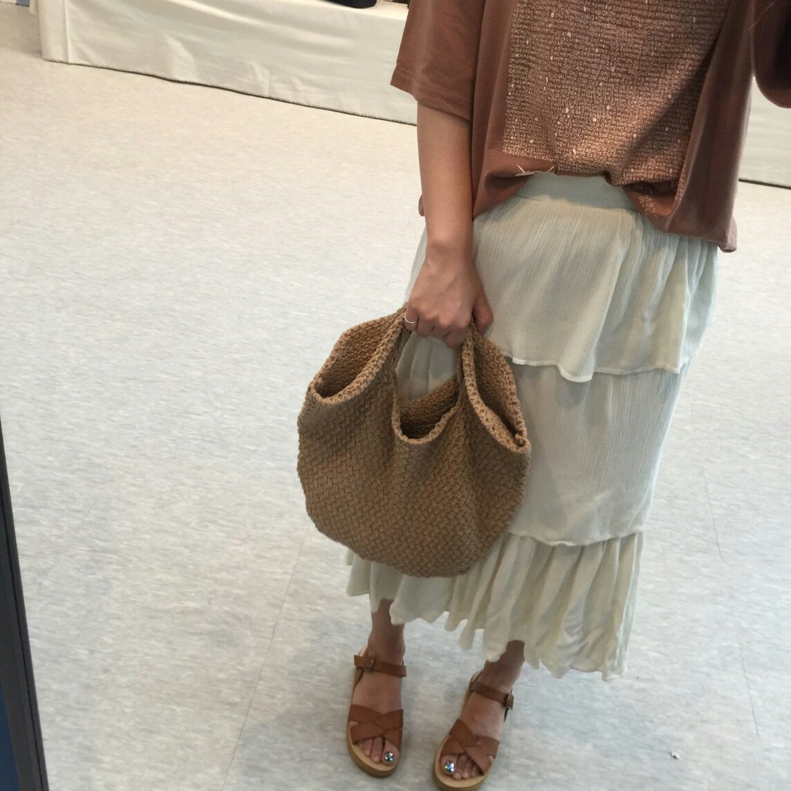 New Women's Bags Casual Knit Bag Autumn Statue 