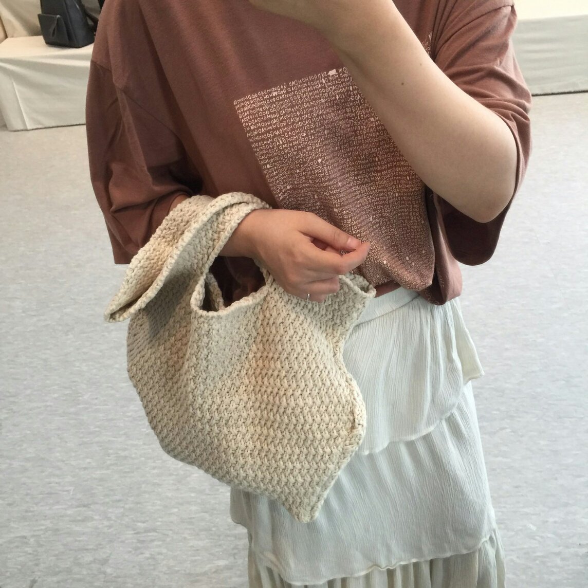 New Women's Bags Casual Knit Bag Autumn Statue 