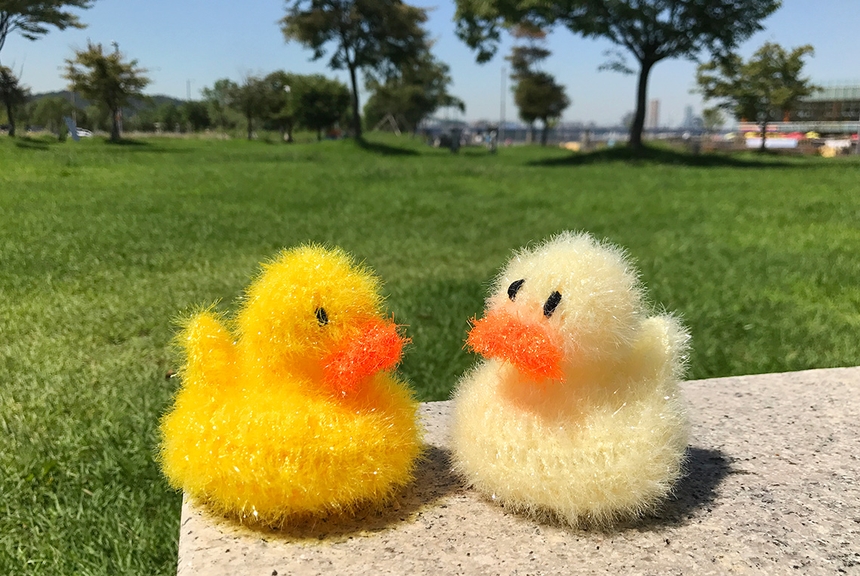 Scrubber Dish Washing Handmade handmade acrylic du