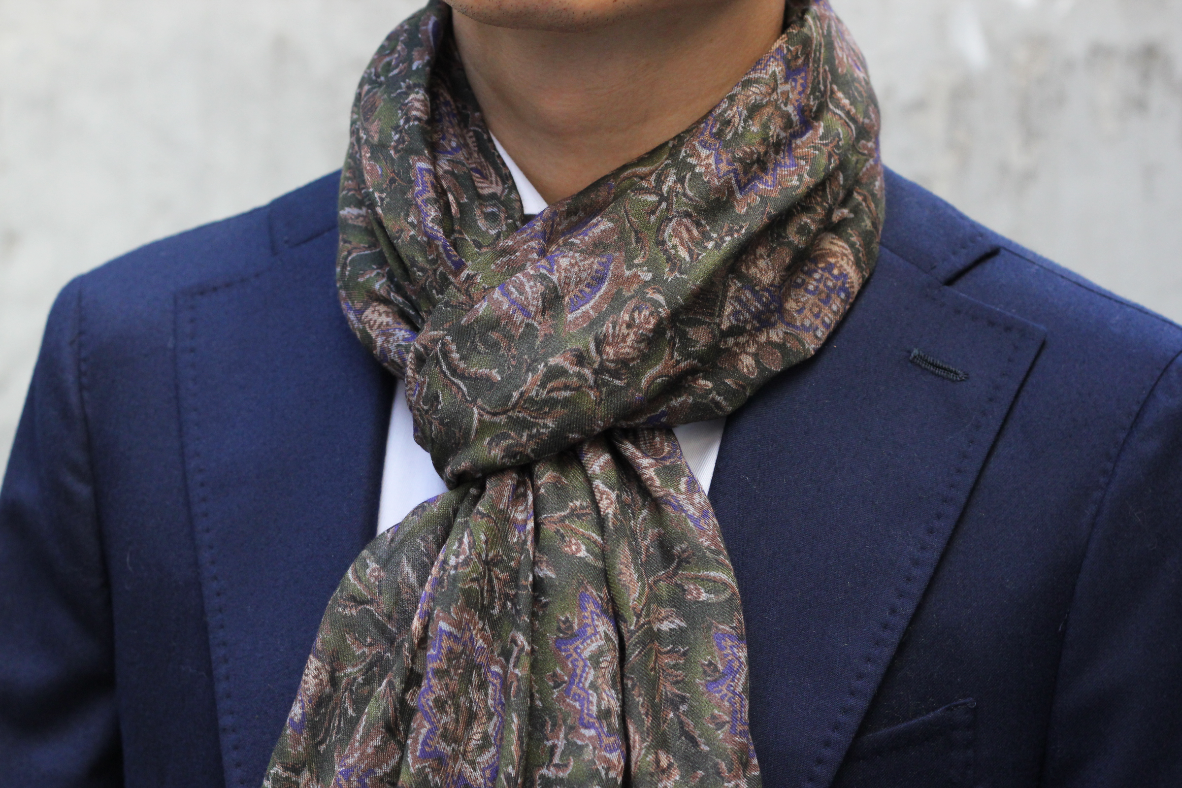 Albeni Albany Cashmere Muffler Scarf Modal Blend |