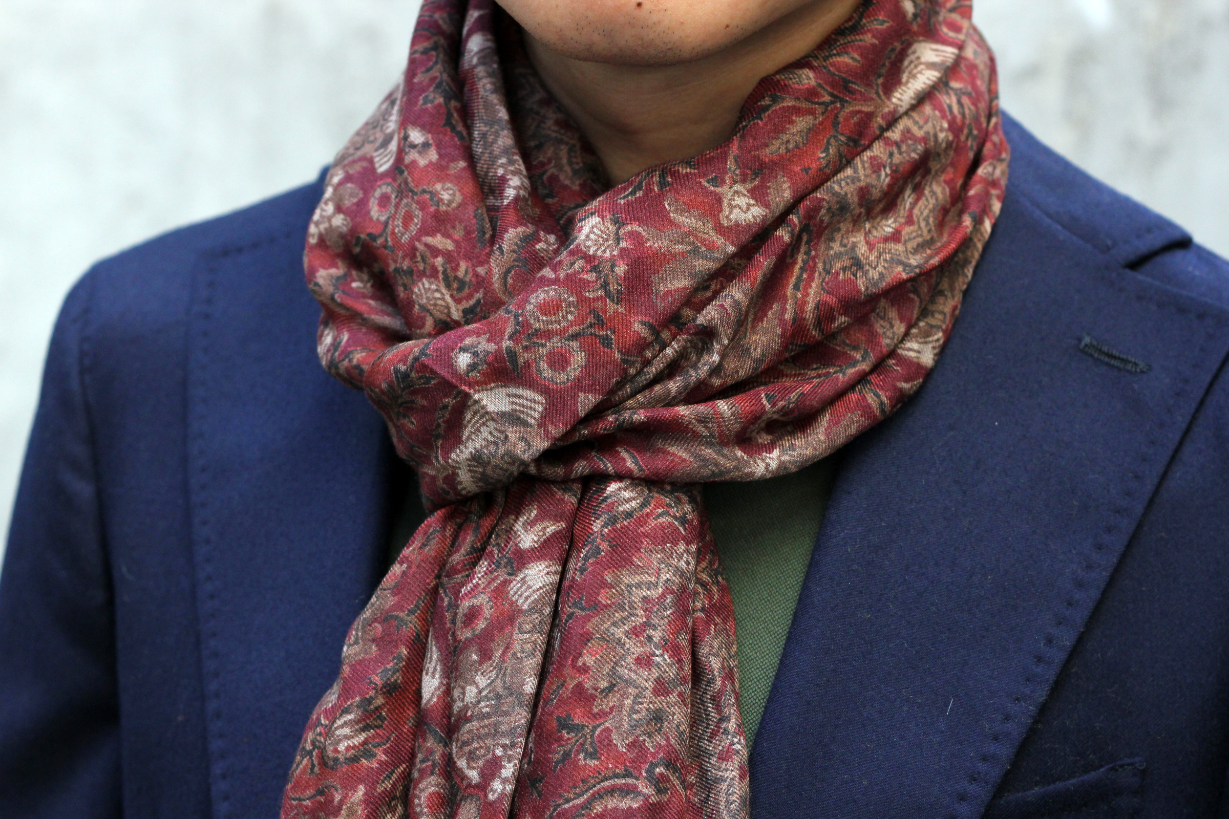 Albeni Albany Cashmere Muffler Scarf Modal Blend |