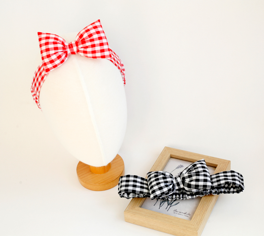 New Snap Check Baby Band Hair Baby Ribbon