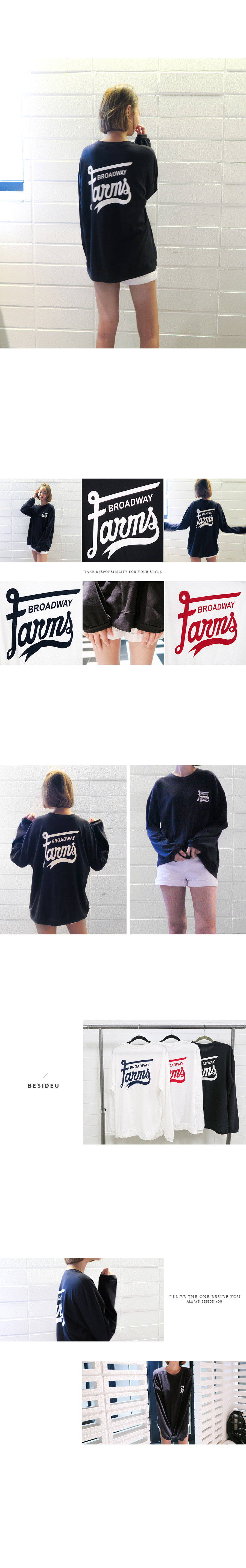 Park Si-han Ruz-pit Big Lettering Man-to-man Box t