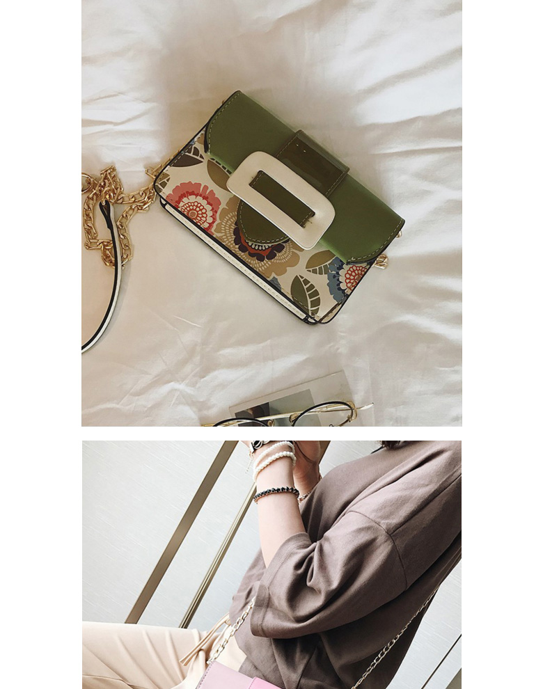 New Oriental Flower Mini Chain Bag F02078 Women