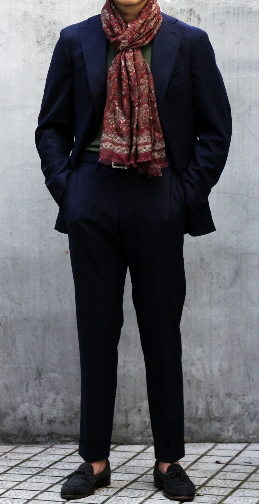 Albeni Albany Cashmere Muffler Scarf Modal Blend |