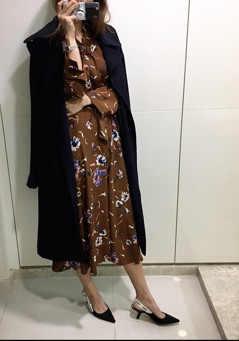 New Women Dress 2017 Autumn Bijua Flower One Piece