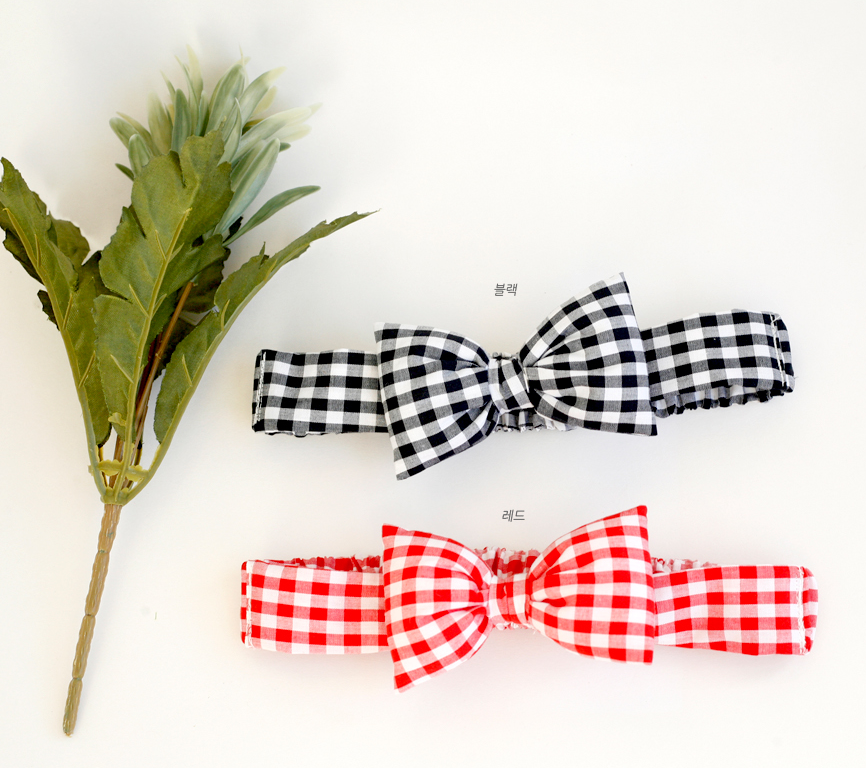 New Snap Check Baby Band Hair Baby Ribbon