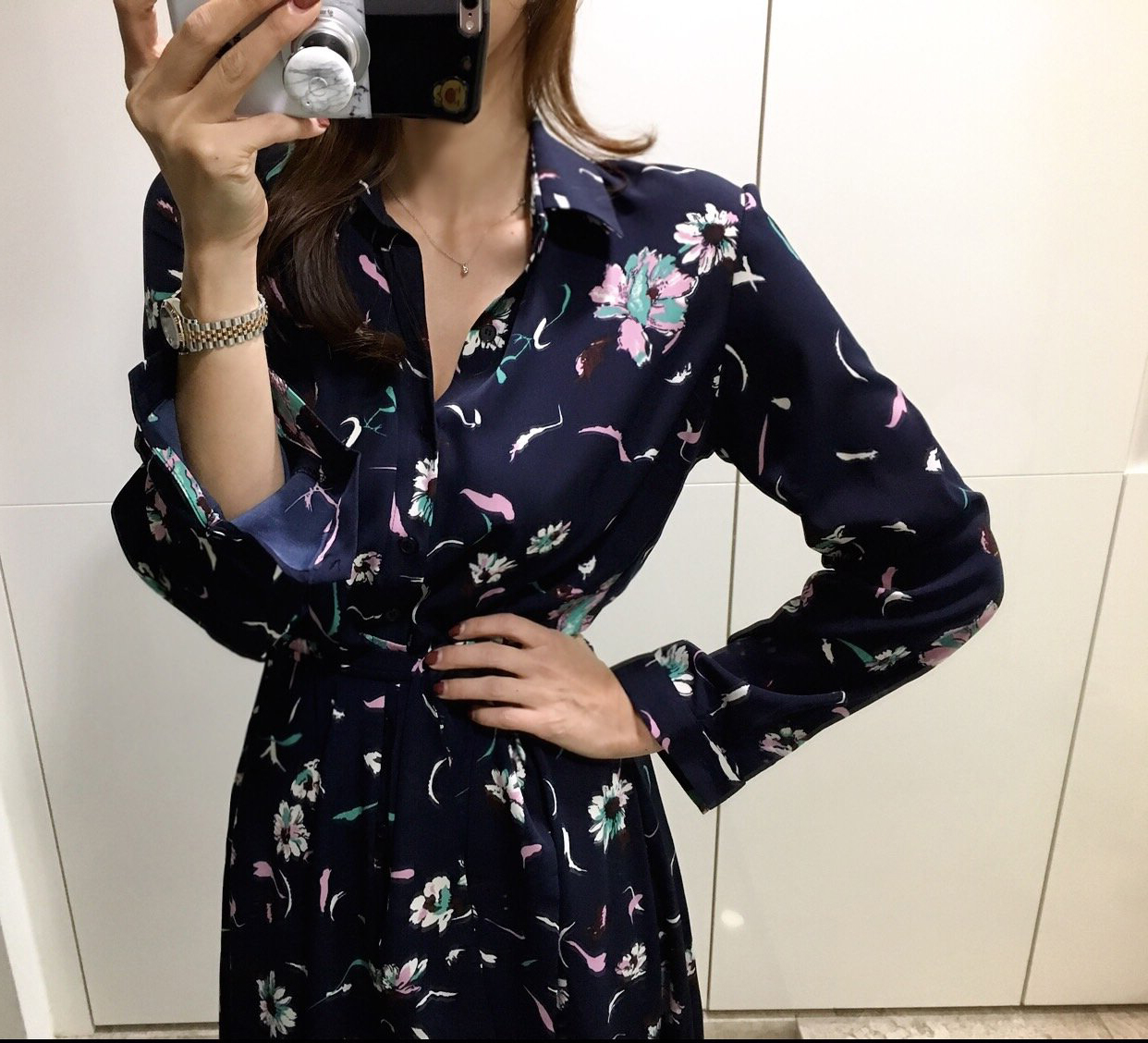New Women Dress 2017 Autumn Bijua Flower One Piece