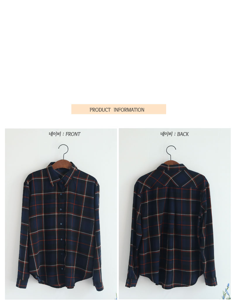 Women Blouses Lucky check blouse khaki, navy, wine