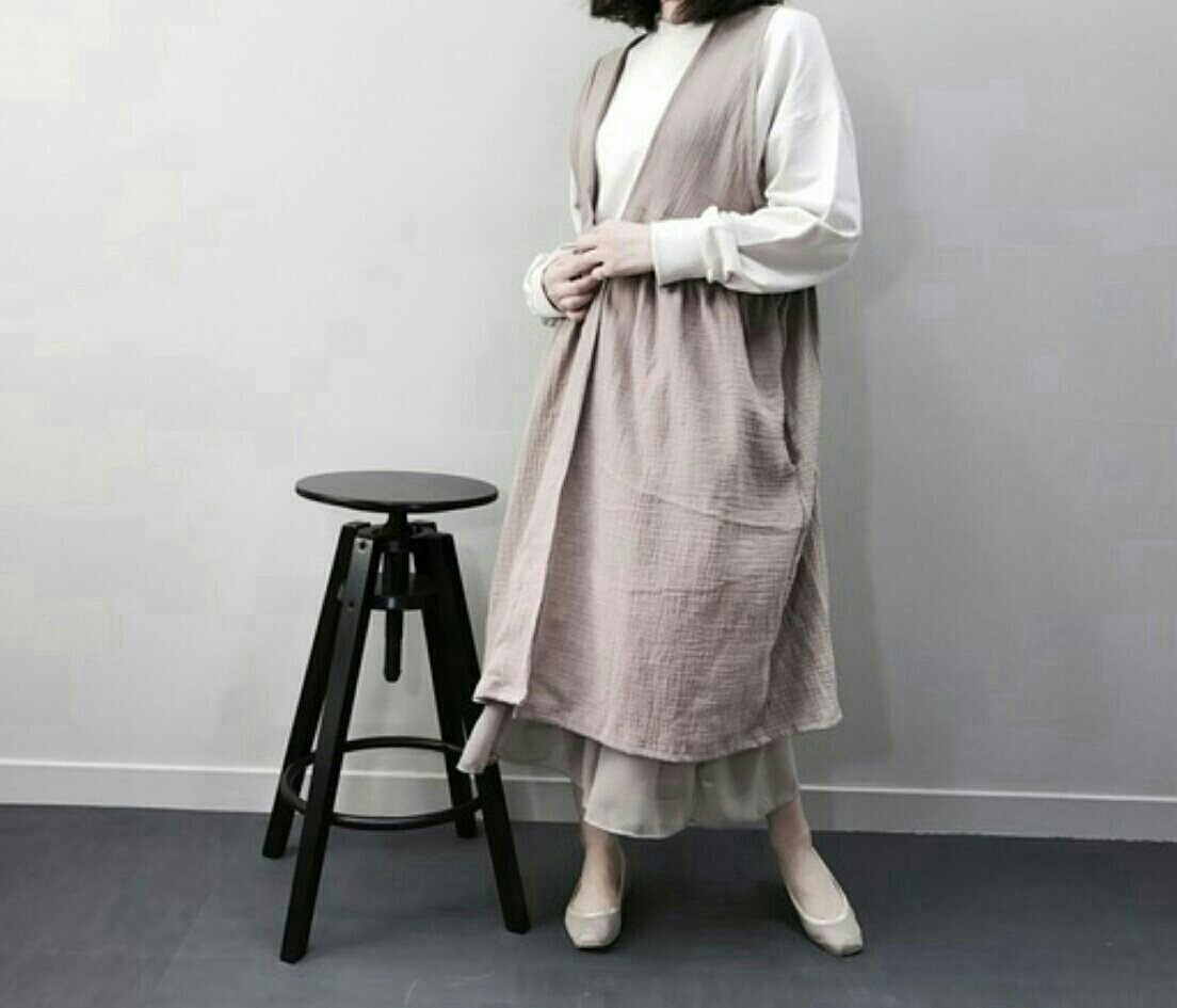 Daily wear loose fit one-to-one chiffon long dress