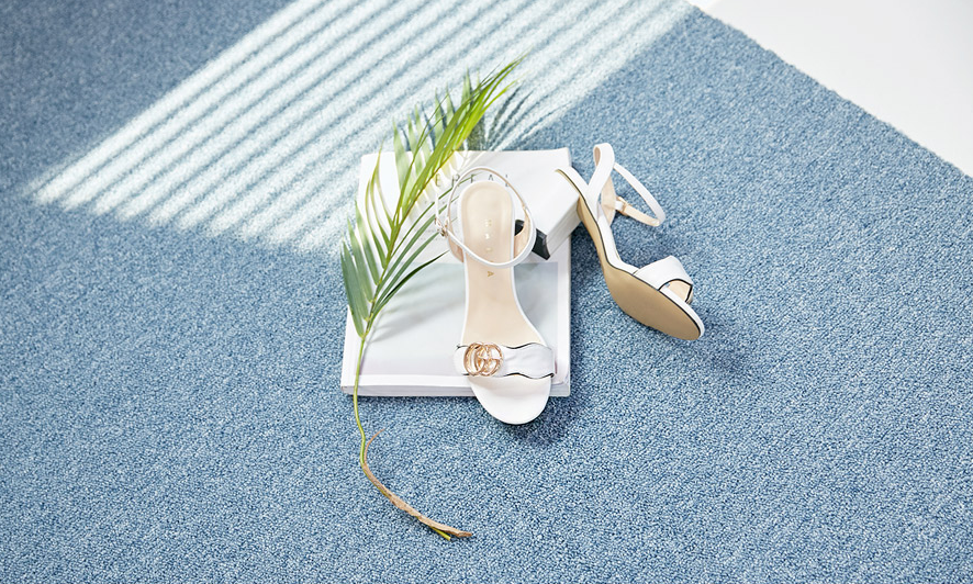 New gg pearl female loafer 4cm heel sparkling fash