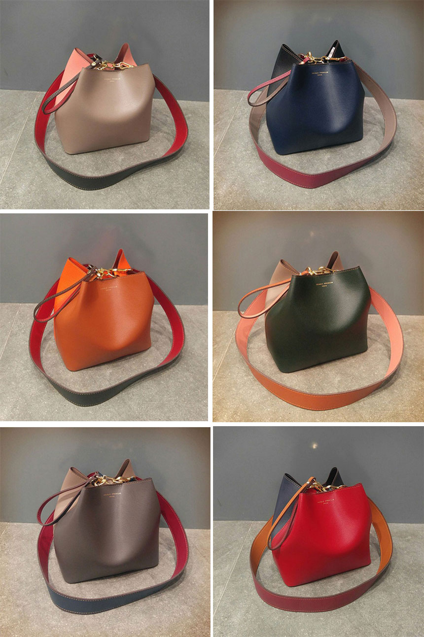 New tweed color bucket bag daily bag recommendatio