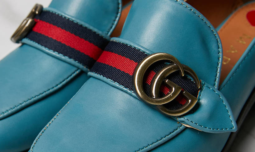 New gg pearl female loafer 4cm heel sparkling fash