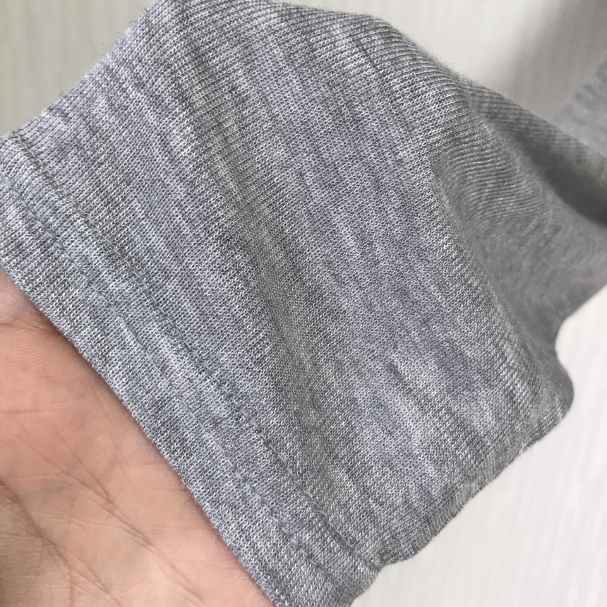 Round long sleeve basic T-shirt inner girl