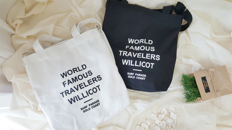 Unisex college student canvas tote shoulder eco ba